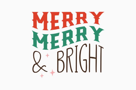 Retro Christmas Quote Merry and Bright: Designer Review